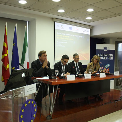Event: Union programmes as an opportunity, in Skopje