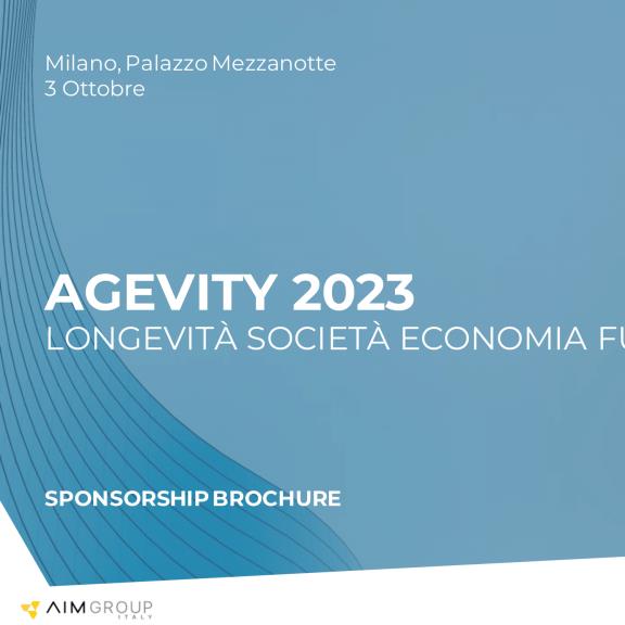 AGEVITY 2023, Longevità, Società, Economia, Futuro