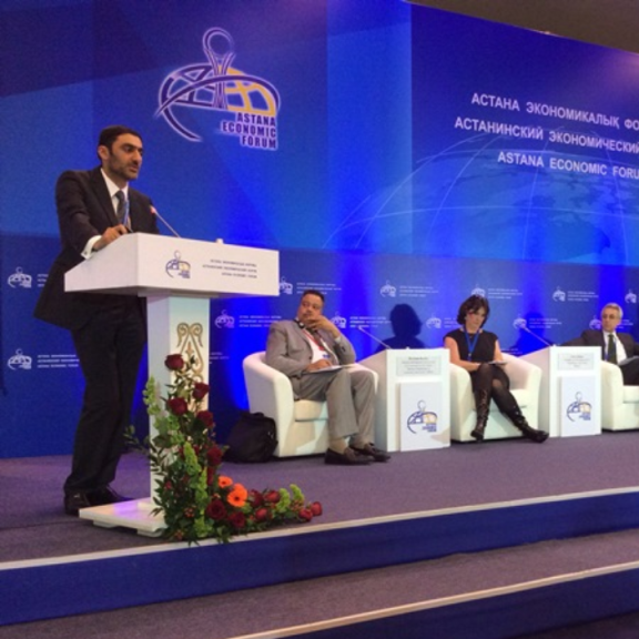 Ezio Lattanzio all’Economic Forum di Astana in Kazakistan