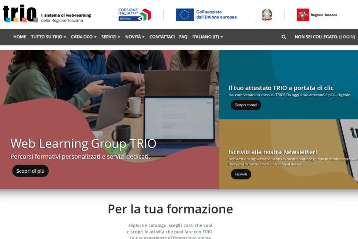 Supportare l’evoluzione della piattaforma TRIO per la formazione professionale