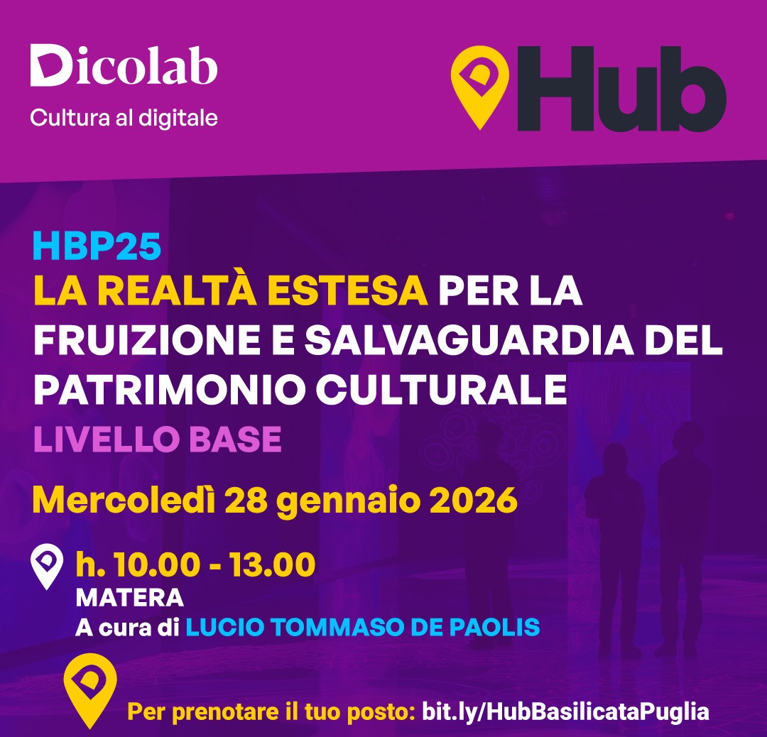 La Realtà Estesa per la fruizione e salvaguardia del patrimonio culturale (Livello base | HBP25)