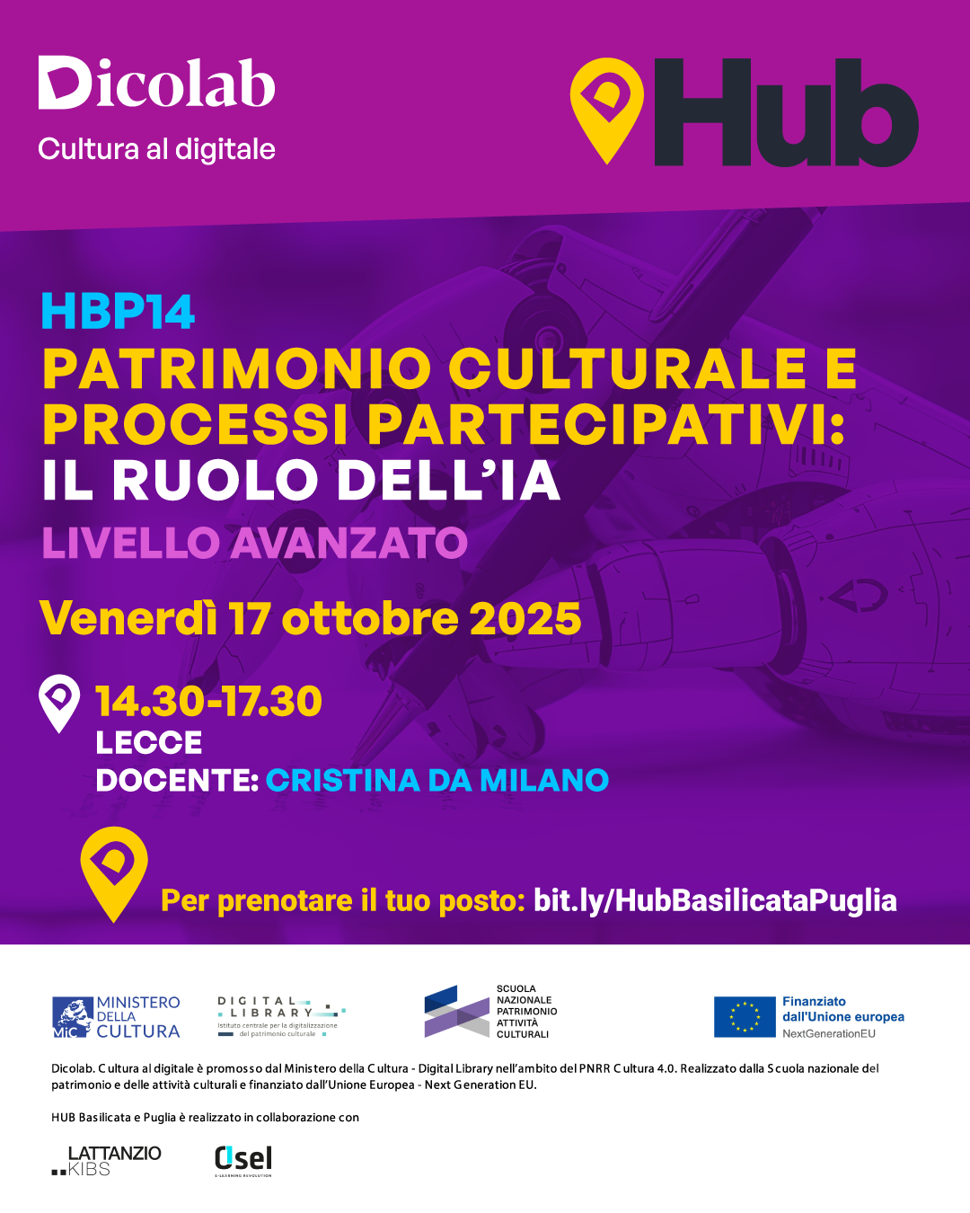 Patrimonio culturale e processi partecipativi: il ruolo dell’IA (Livello avanzato | HBP14)